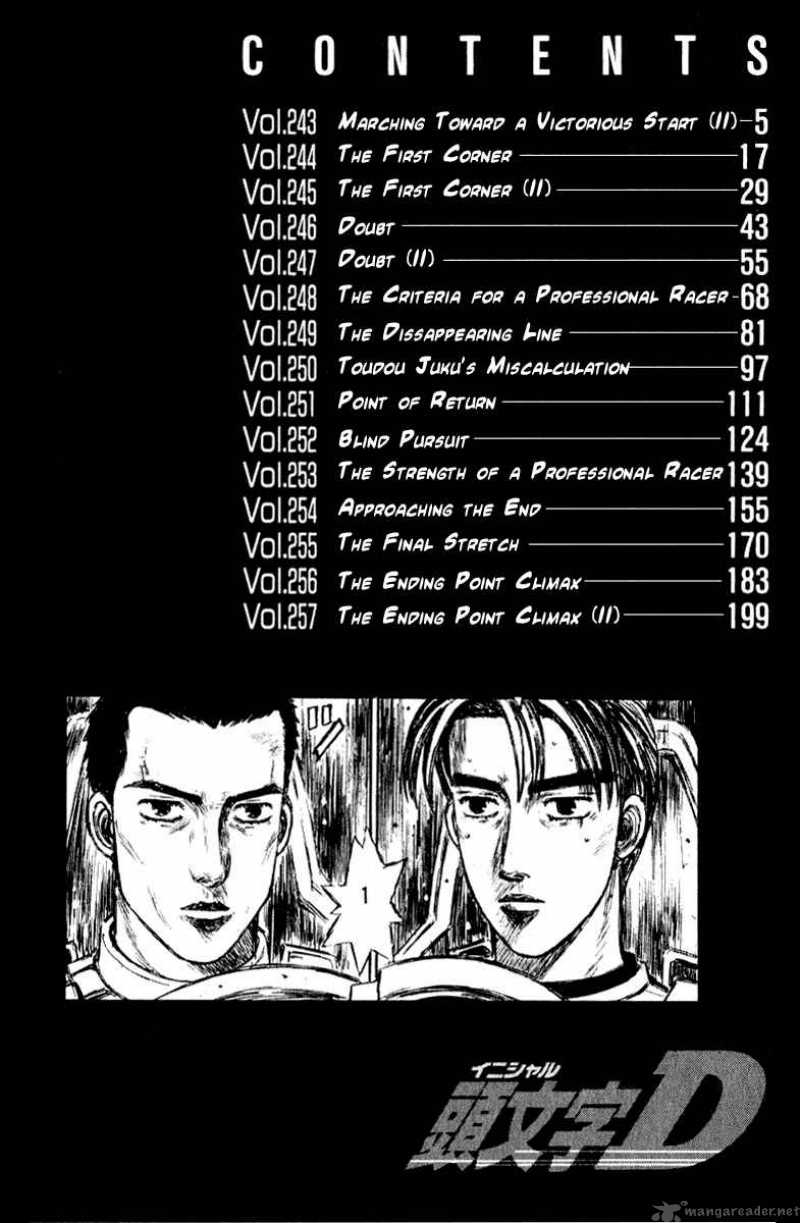 Initial D Chapter 243 Page 3