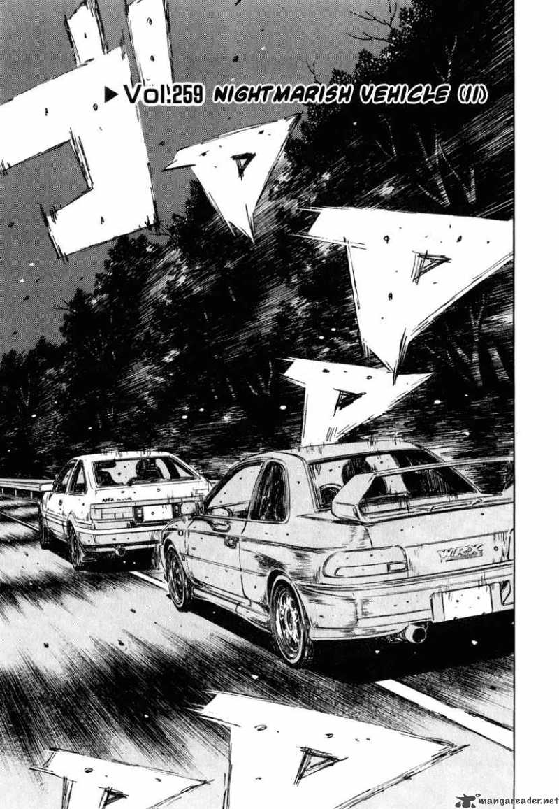 Initial D Chapter 259 Page 1