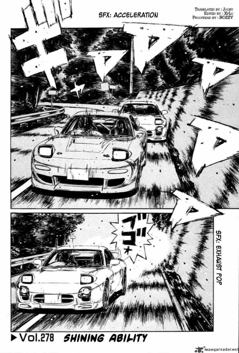 Initial D Chapter 278 Page 1