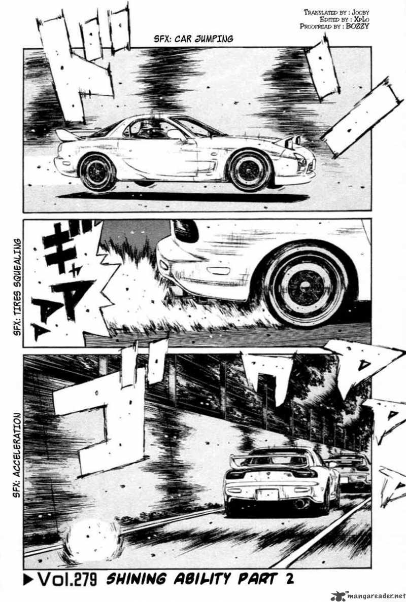 Initial D Chapter 279 Page 1