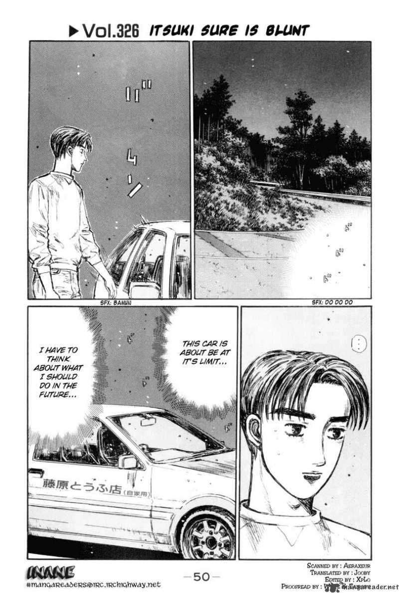 Initial D Chapter 326 Page 1