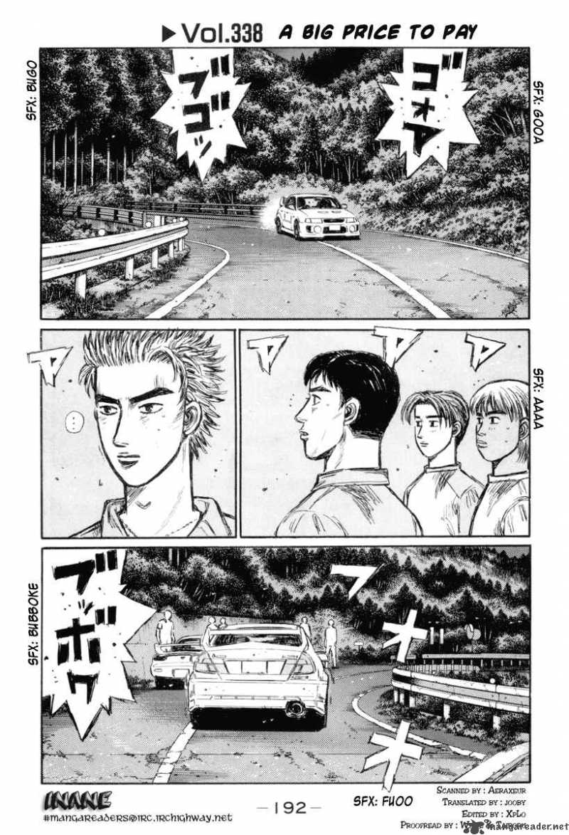 Initial D Chapter 338 Page 1