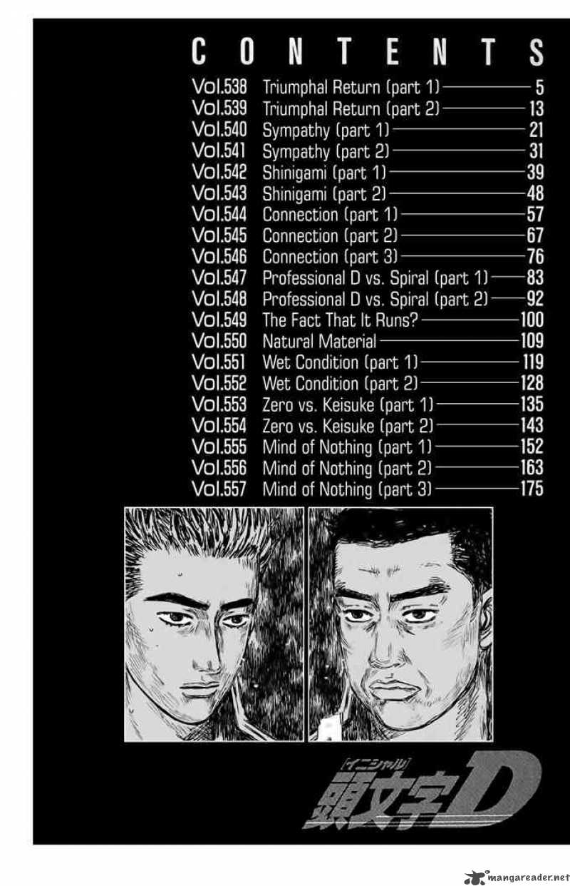 Initial D Chapter 538 Page 1