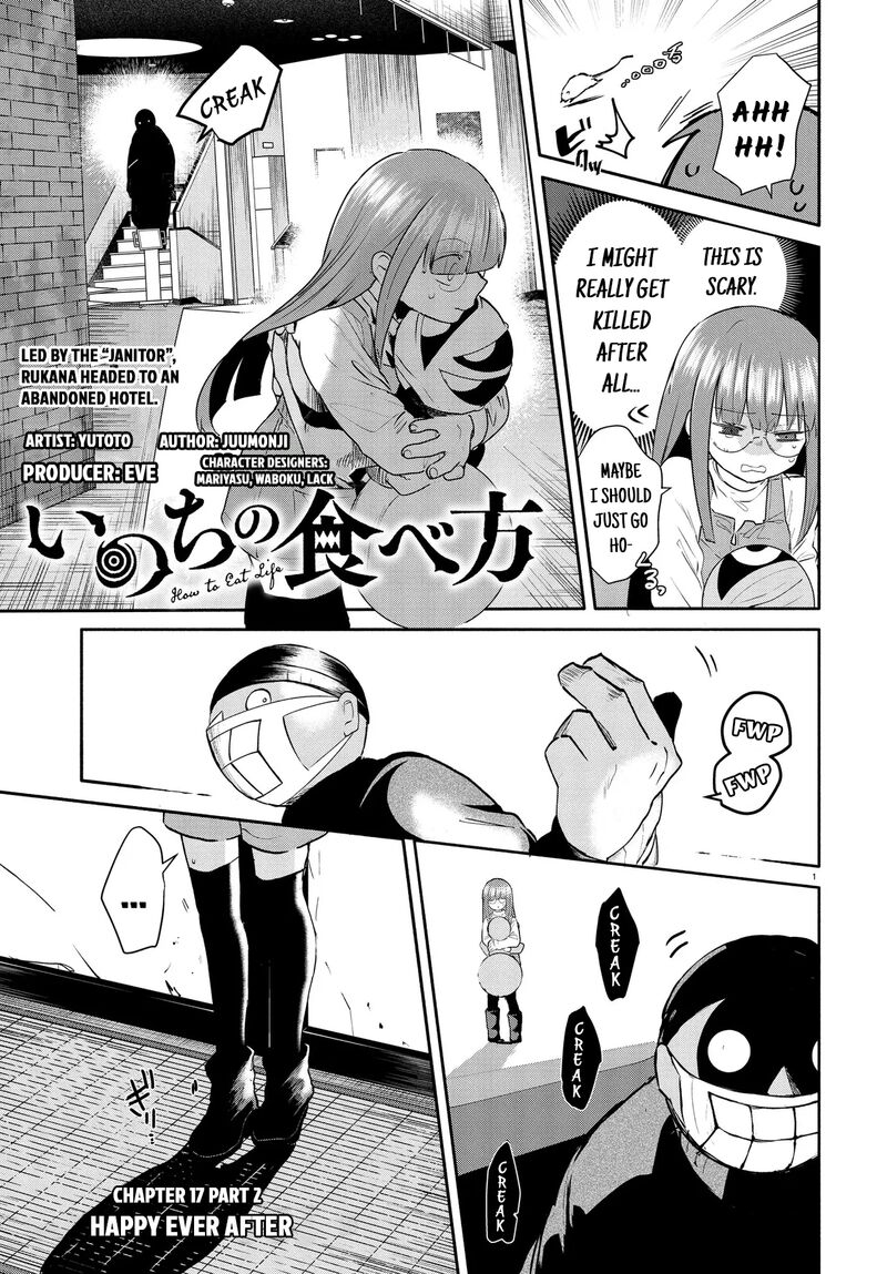 Inochi No Tabekata Chapter 17b Page 1