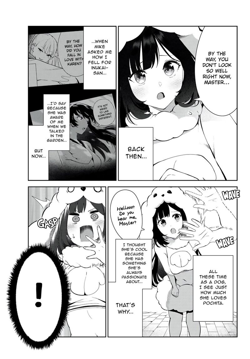 Inu Ni Nattara Suki Na Hito Ni Hirowareta Chapter 39 Page 15