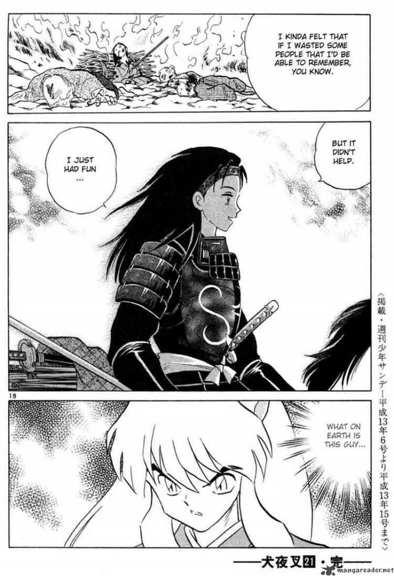 Inuyasha Chapter 208 Page 18