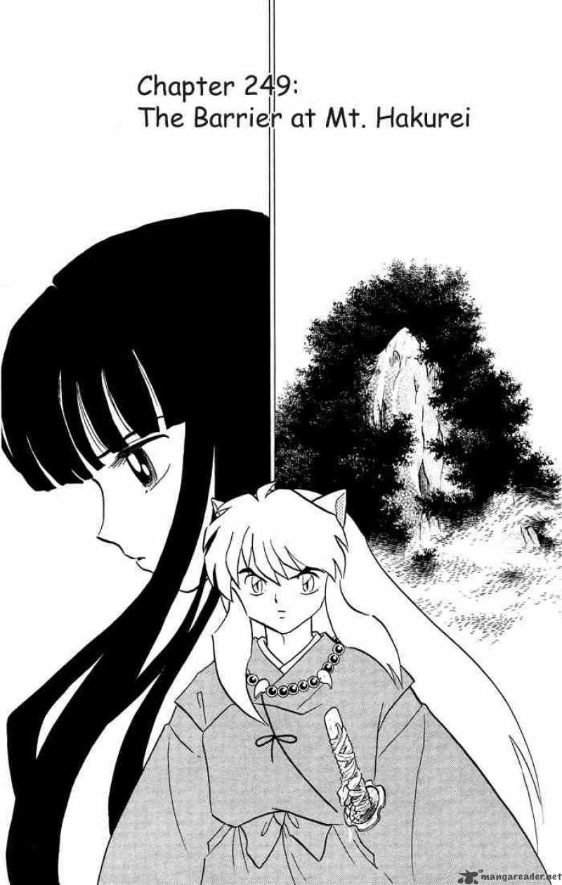 Inuyasha Chapter 249 Page 3