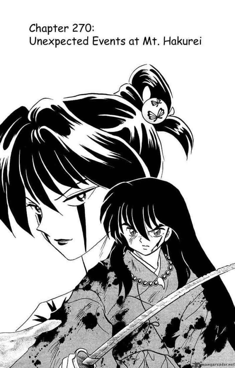 Inuyasha Chapter 270 Page 1