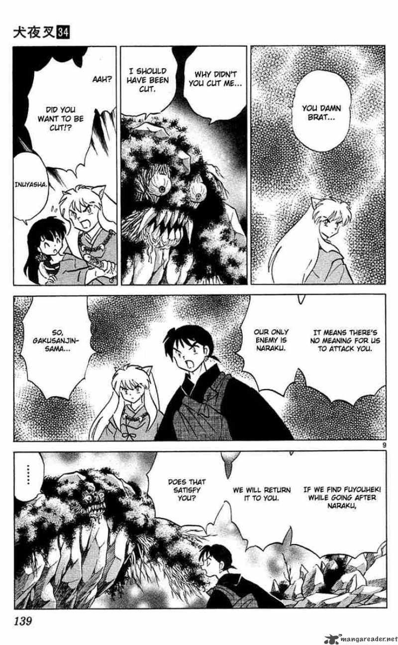 Inuyasha Chapter 336 Page 9