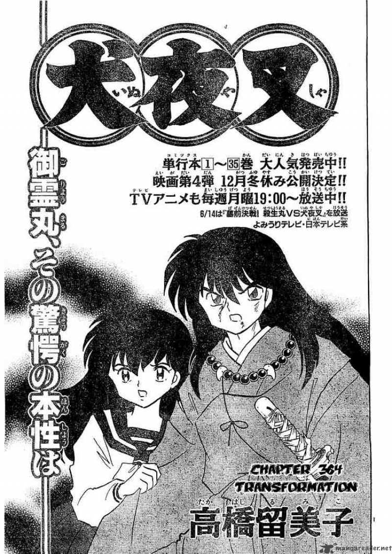 Inuyasha Chapter 364 Page 1