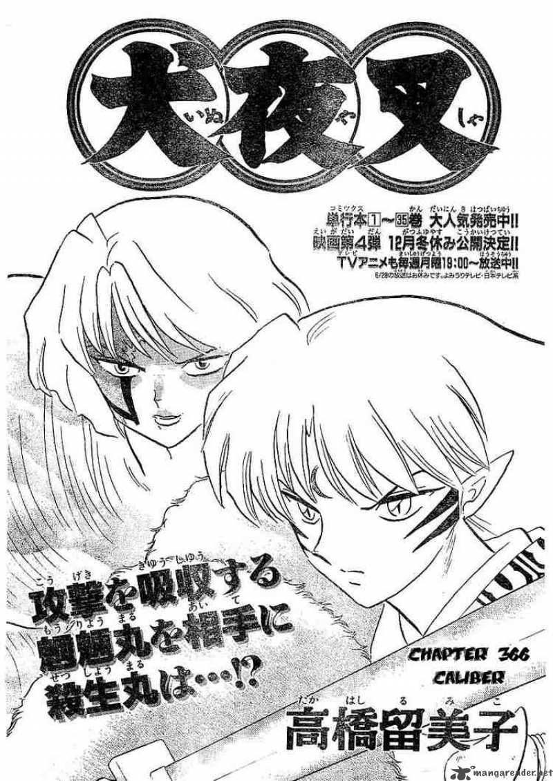 Inuyasha Chapter 366 Page 1