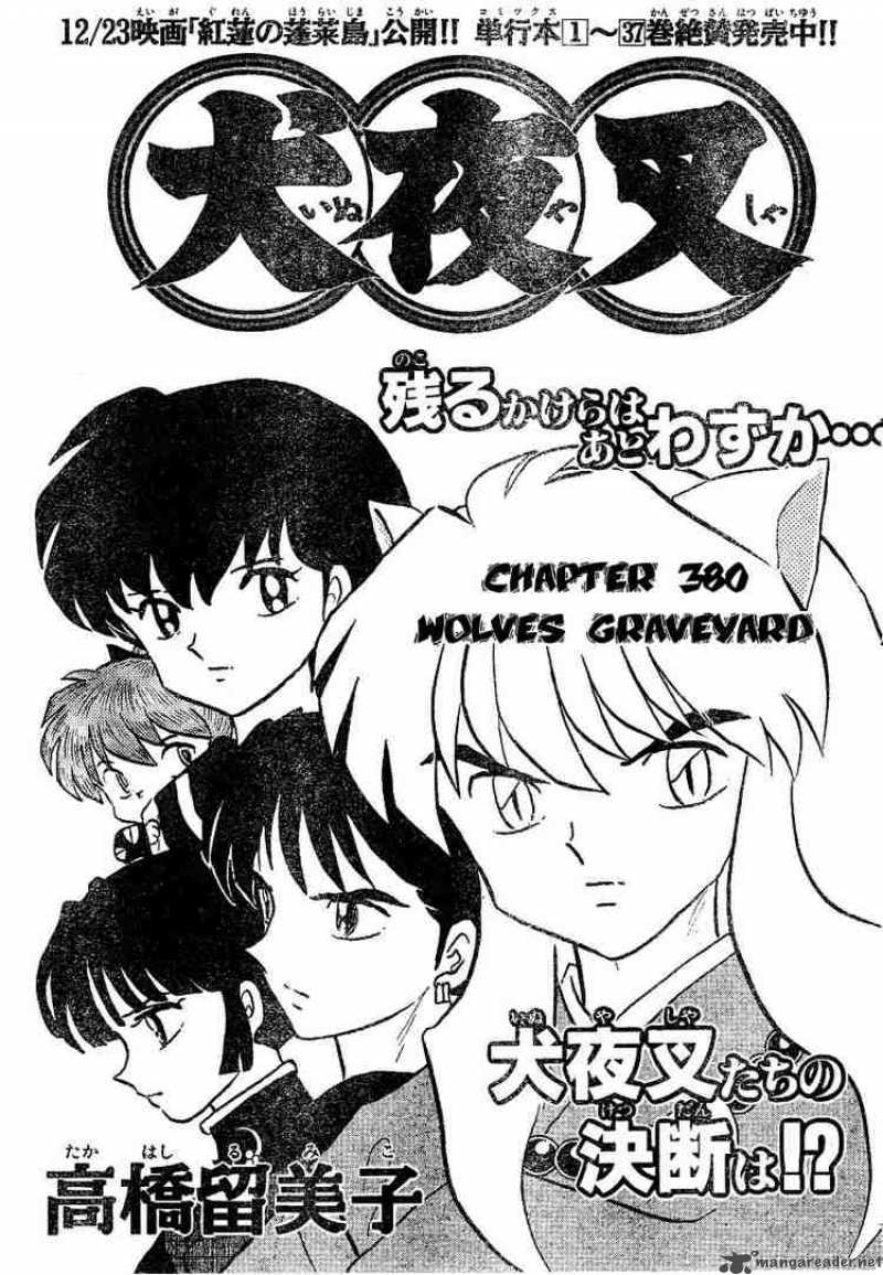 Inuyasha Chapter 380 Page 1