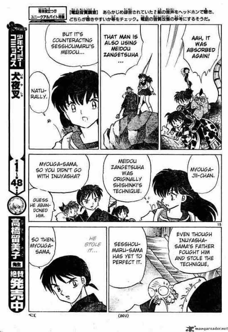 Inuyasha Chapter 490 Page 15