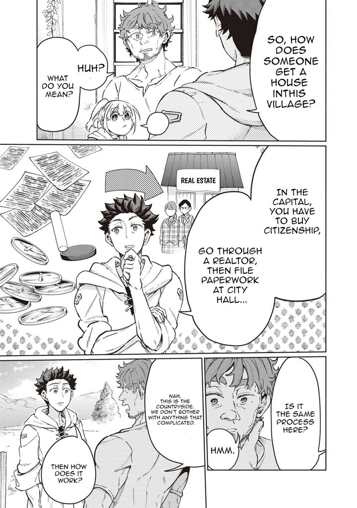 Isekai De Hajimeru Ni Kyoten Seikatsu Kuukan Mahou De Outo To Inaka Wo Ittari Kitari Chapter 8 Page 5