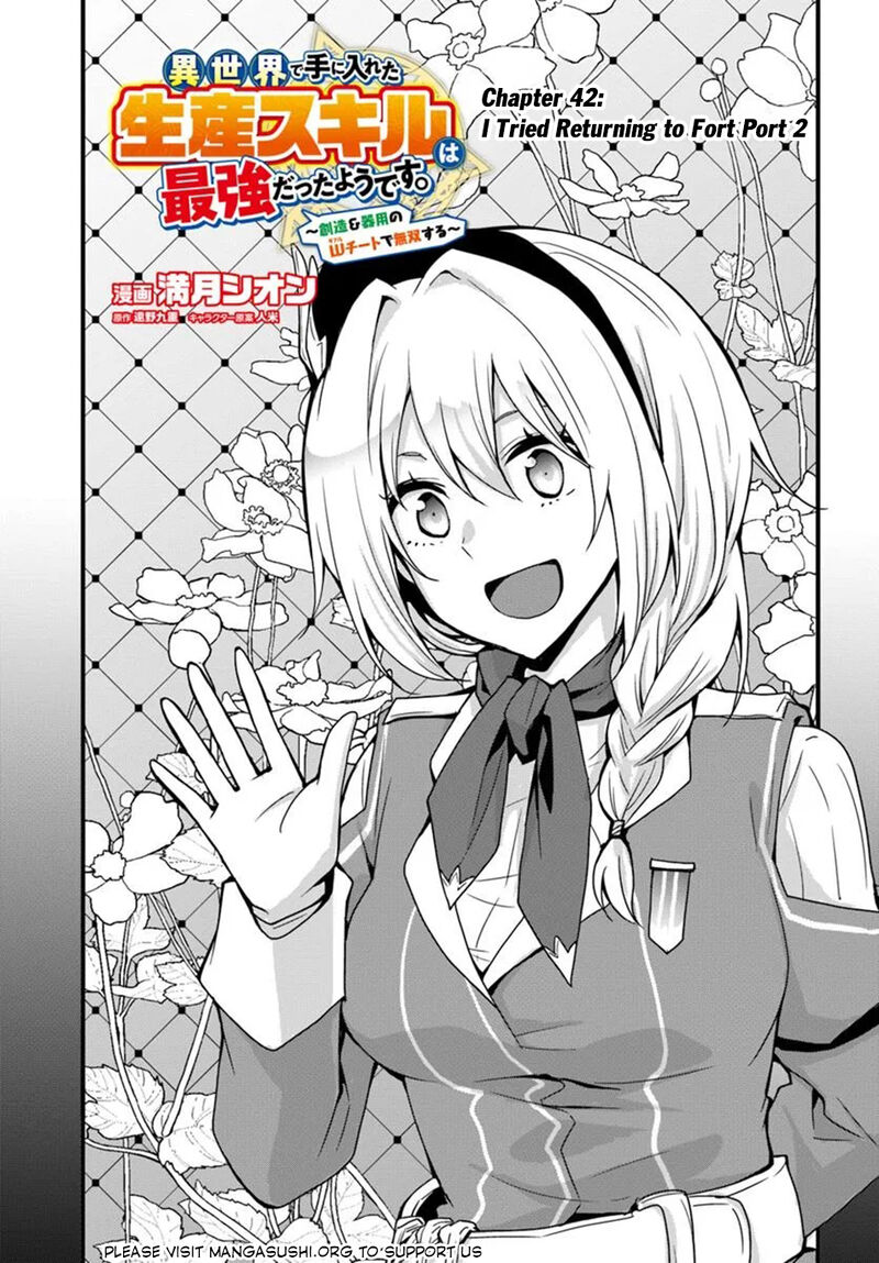 Isekai De Te Ni Ireta Seisan Skill Wa Saikyou Datta You Desu Chapter 42 Page 2