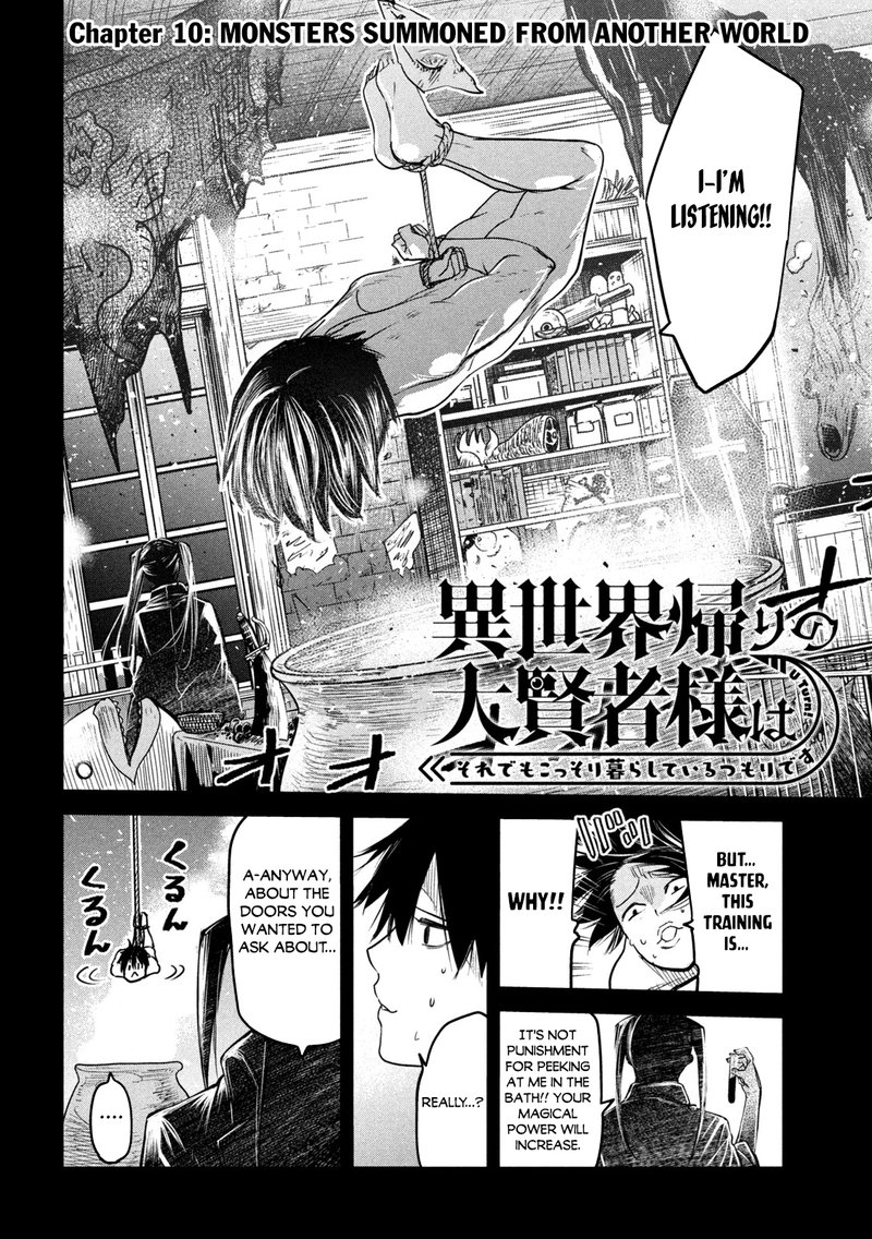 Isekai Kaeri No Daikenja Sama Wa Sore Demo Kossori Kurashite Iru Tsumori Desu Chapter 10 Page 2