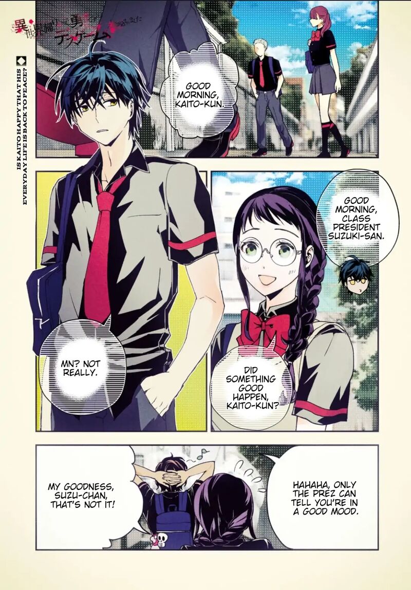 Isekai Kaeri No Moto Yuusha Desuga Death Game Ni Makikomaremashita Chapter 17 Page 1