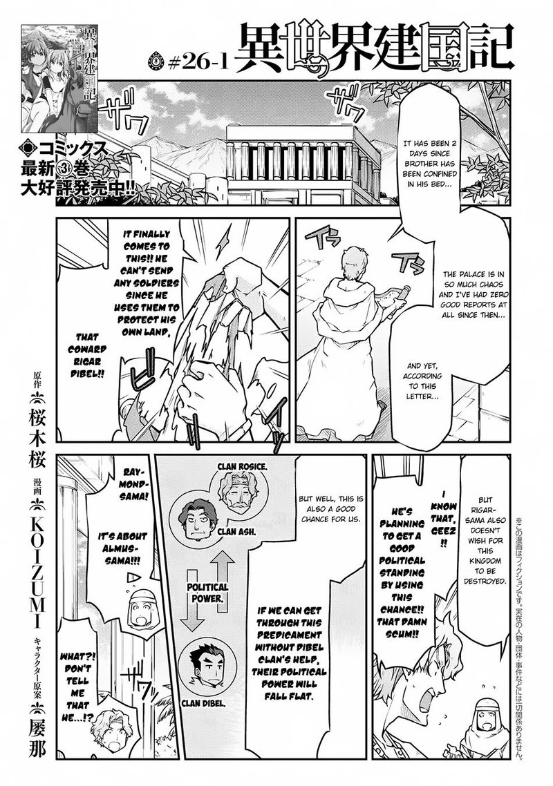 Isekai Kenkokuki Chapter 26 Page 1