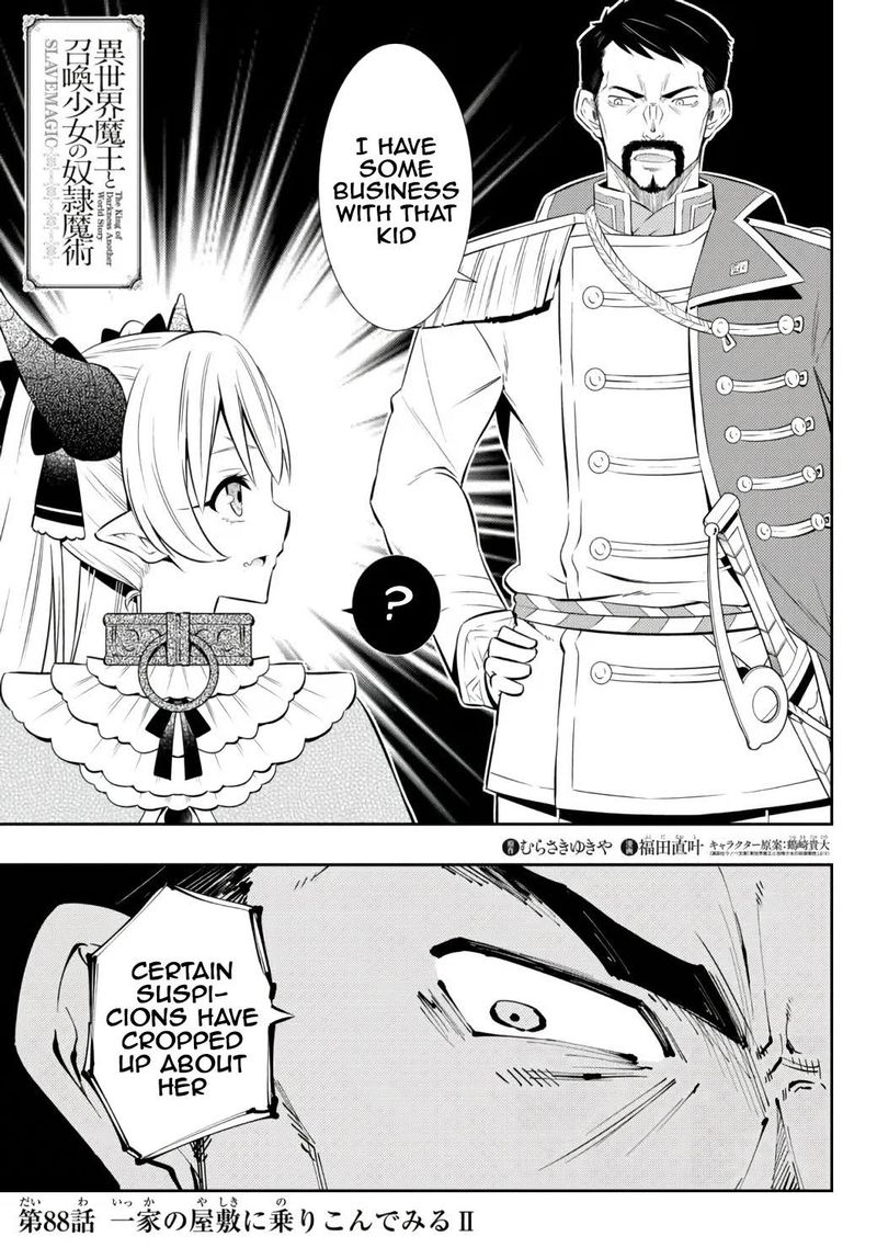 Isekai Maou To Shoukan Shoujo Dorei Majutsu Chapter 88a Page 1