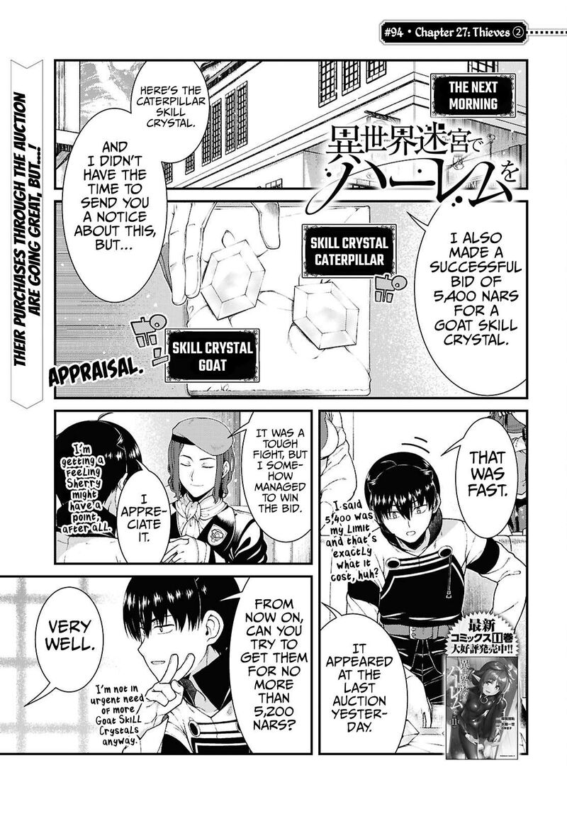 Isekai Meikyuu De Harem O Chapter 94 Page 2