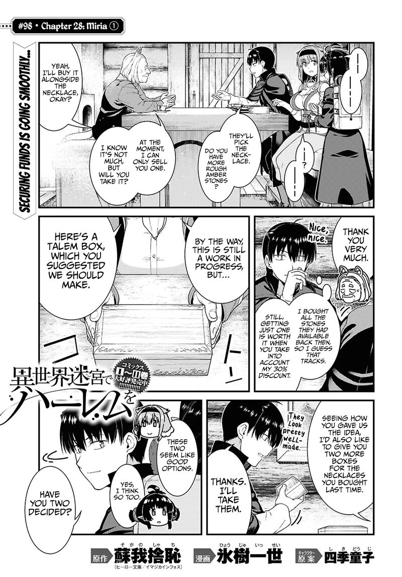 Isekai Meikyuu De Harem O Chapter 98 Page 2