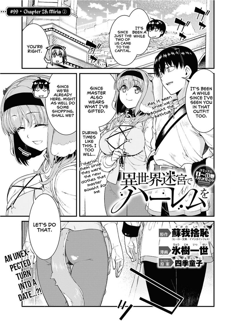 Isekai Meikyuu De Harem O Chapter 99 Page 1