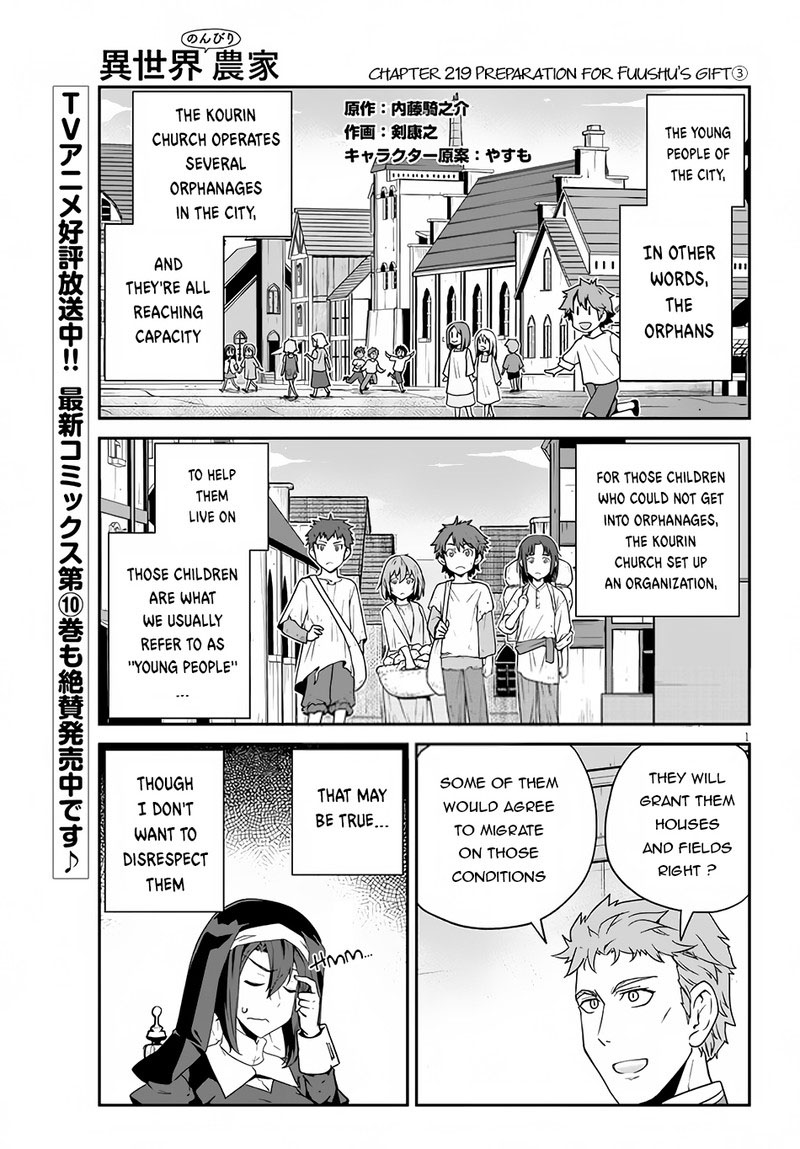 Isekai Nonbiri Nouka Chapter 219 Page 1