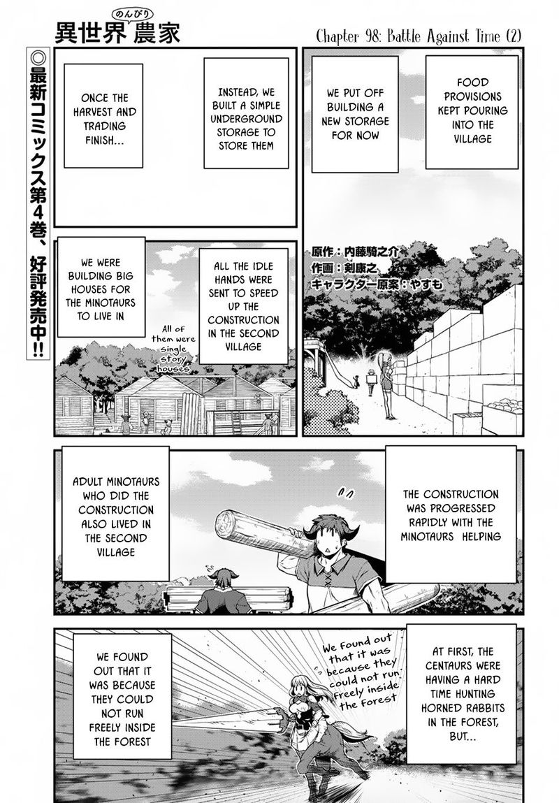 Isekai Nonbiri Nouka Chapter 98 Page 1