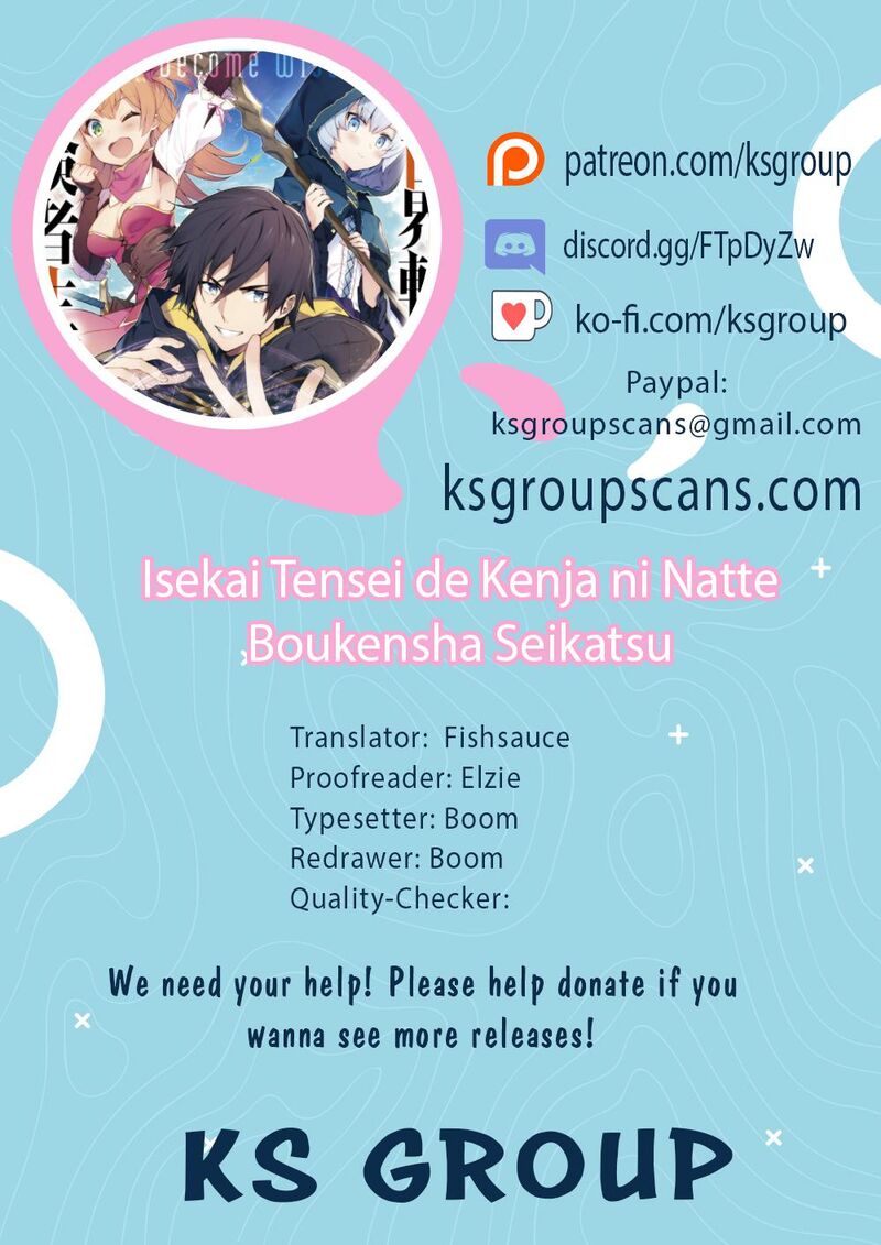 Isekai Tensei De Kenja Ni Natte Boukensha Seikatsu Mahou Kairyou De Isekai Saikyou Chapter 15 Page 1