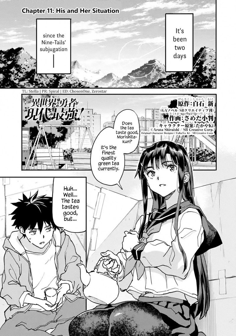 Isekaigaeri No Yuusha Ga Gendai Saikyou Chapter 11 Page 1