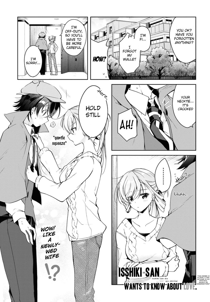 Isshiki San Wa Koi Wo Shiritai Chapter 14 Page 1