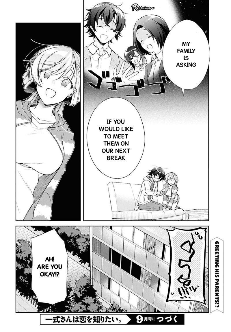 Isshiki San Wa Koi Wo Shiritai Chapter 38b Page 36
