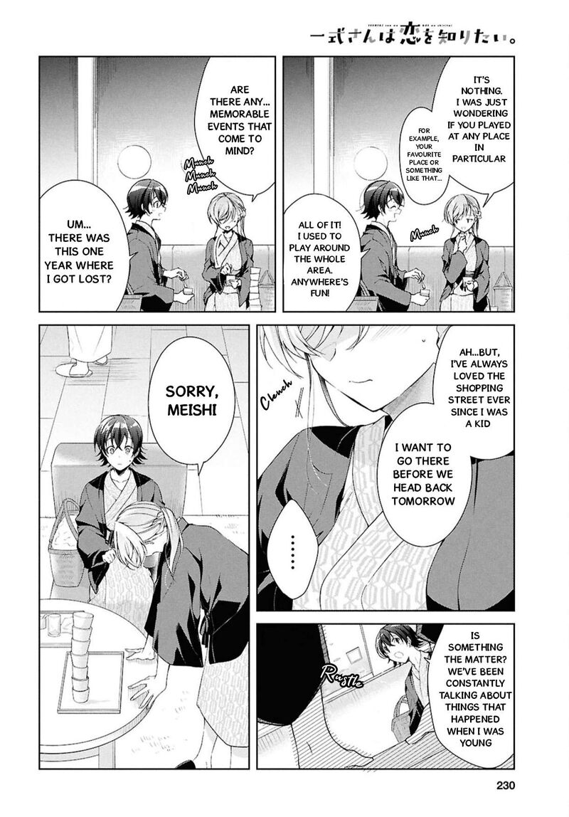 Isshiki San Wa Koi Wo Shiritai Chapter 40 Page 15