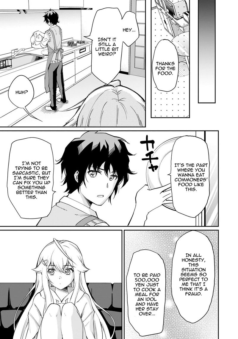 Isshou Hatarakitakunai Ore Ga Classmate No Daininki Idol Ni Natsukaretara Chapter 4 Page 9