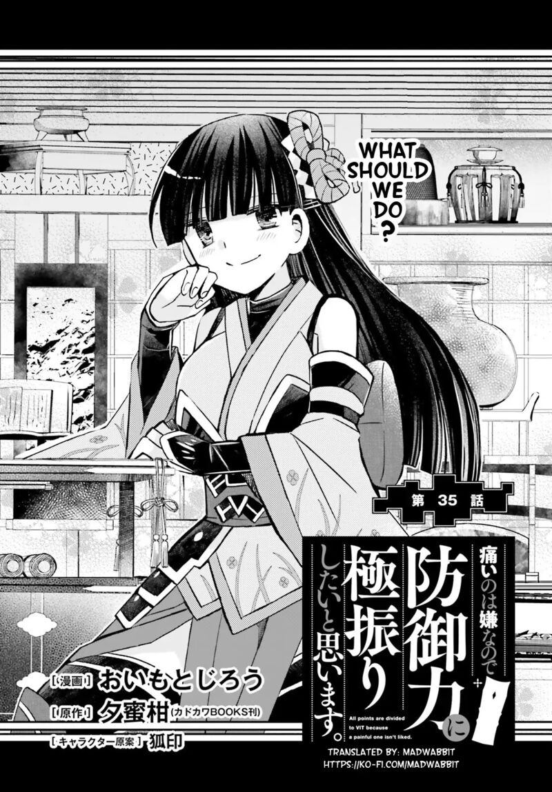 Itai No Wa Iya Na No De Bougyoryoku Ni Kyokufuri Shitai To Omoimasu Chapter 35 Page 1