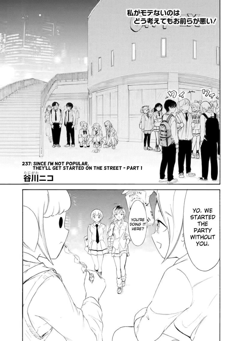 Its Not My Fault That Im Not Popular Chapter 237 Page 1
