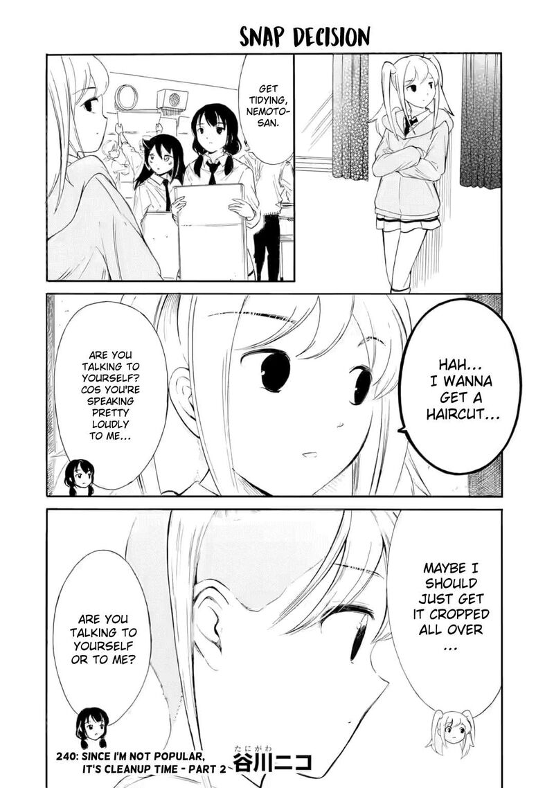 Its Not My Fault That Im Not Popular Chapter 240a Page 1