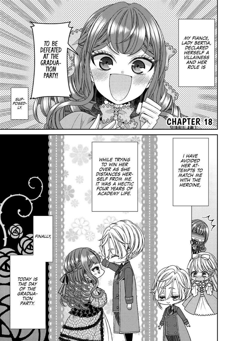 Jishou Akuyaku Reijou Na Konyakusha No Kansatsu Kiroku Chapter 18 Page 1