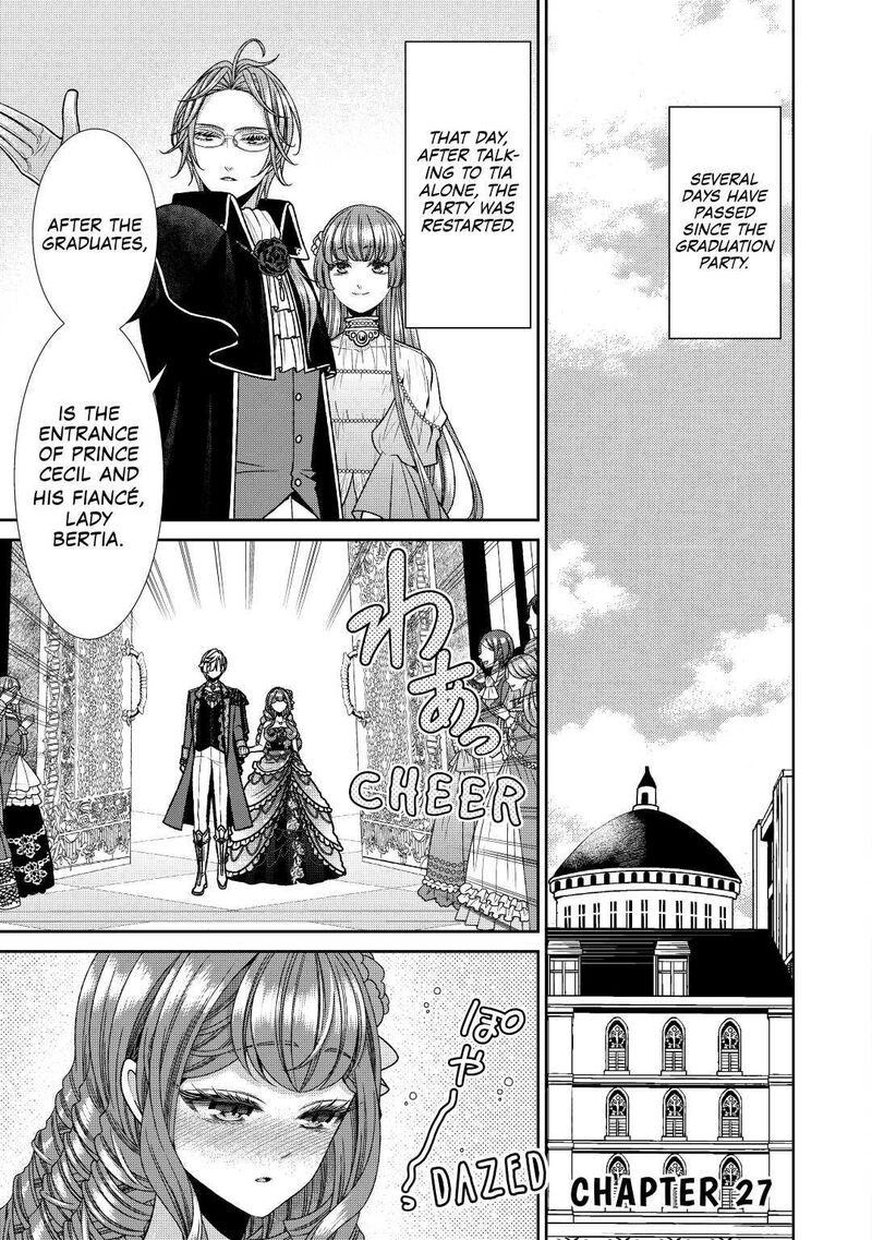 Jishou Akuyaku Reijou Na Konyakusha No Kansatsu Kiroku Chapter 27 Page 1