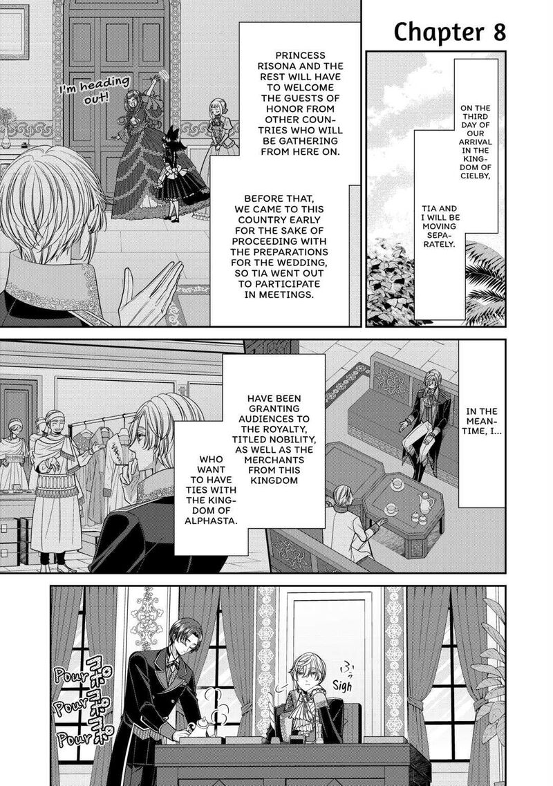 Jishou Akuyaku Reijou Na Konyakusha No Kansatsu Kiroku Chapter 8 Page 1