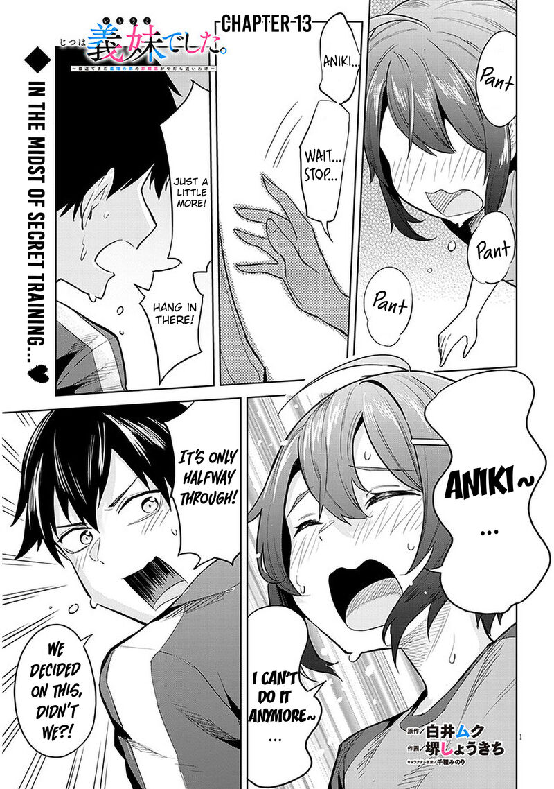 Jitsu Wa Imouto Deshita Chapter 13 Page 1