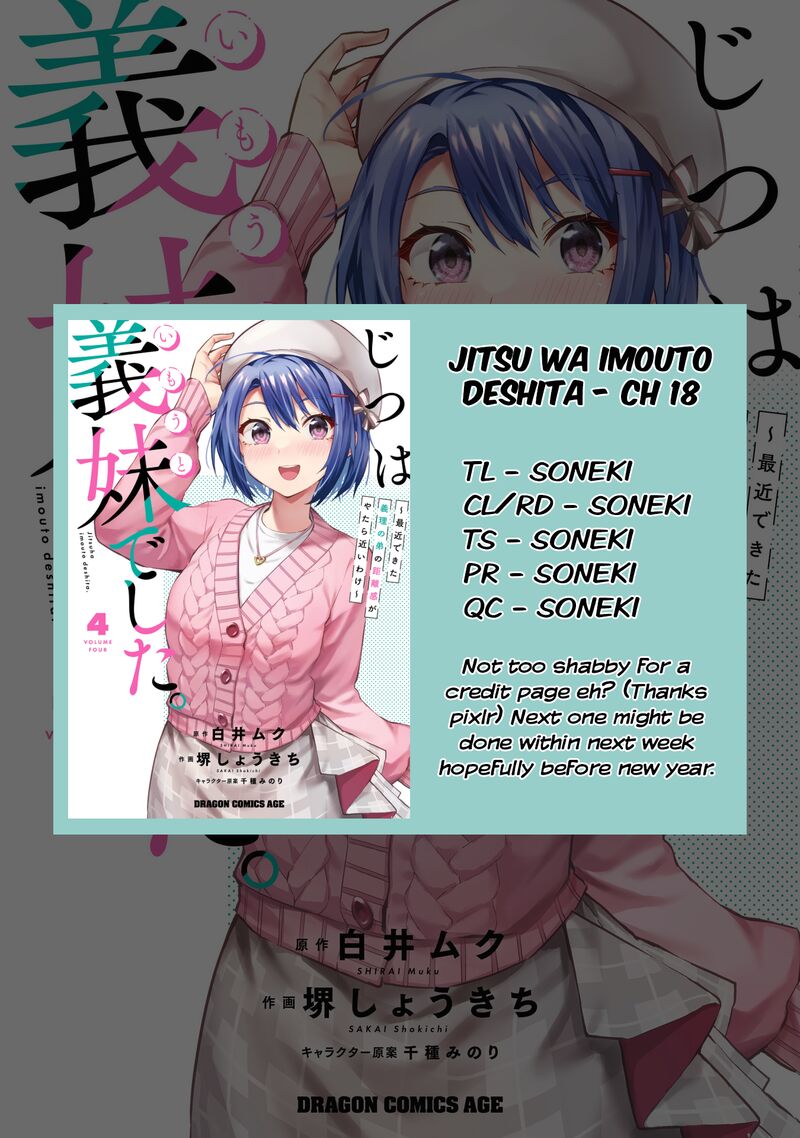 Jitsu Wa Imouto Deshita Chapter 18 Page 30