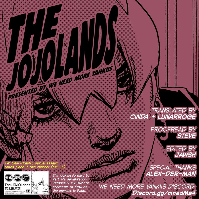 Jojo No Kimyou Na Bouken Part 9 The Jojolands Chapter 1 Page 1