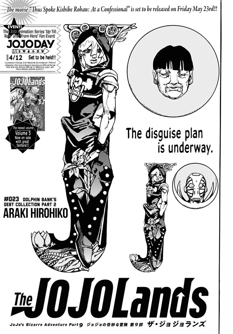 Jojo No Kimyou Na Bouken Part 9 The Jojolands Chapter 23 Page 1