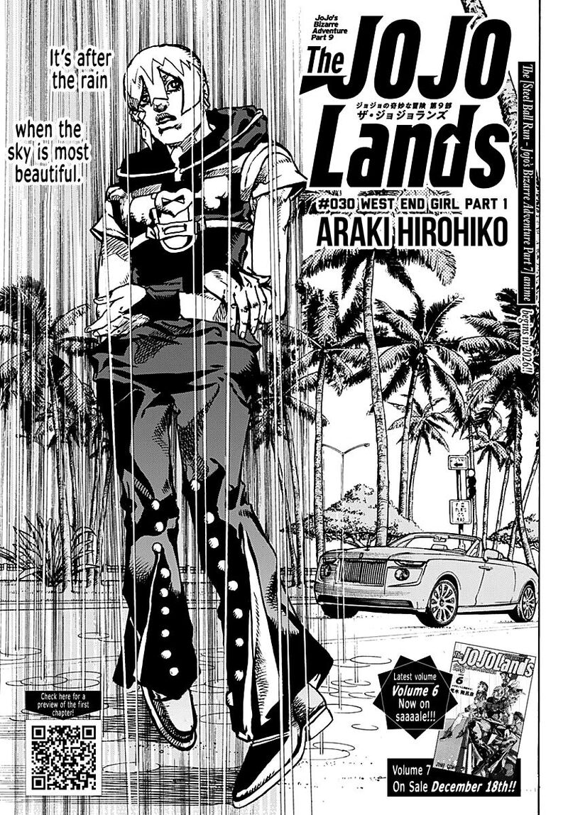 Jojo No Kimyou Na Bouken Part 9 The Jojolands Chapter 30 Page 1