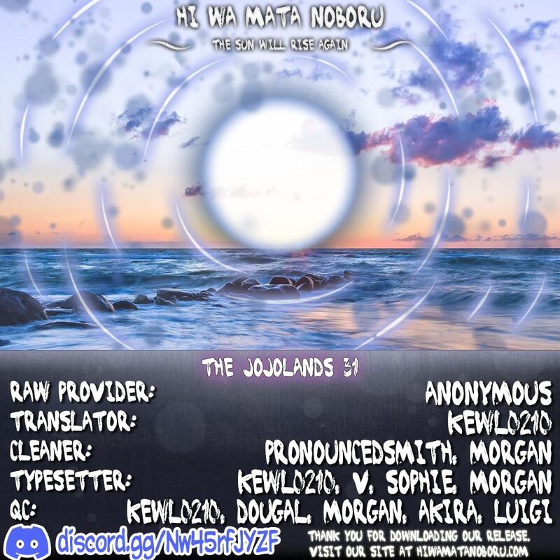 Jojo No Kimyou Na Bouken Part 9 The Jojolands Chapter 31 Page 33