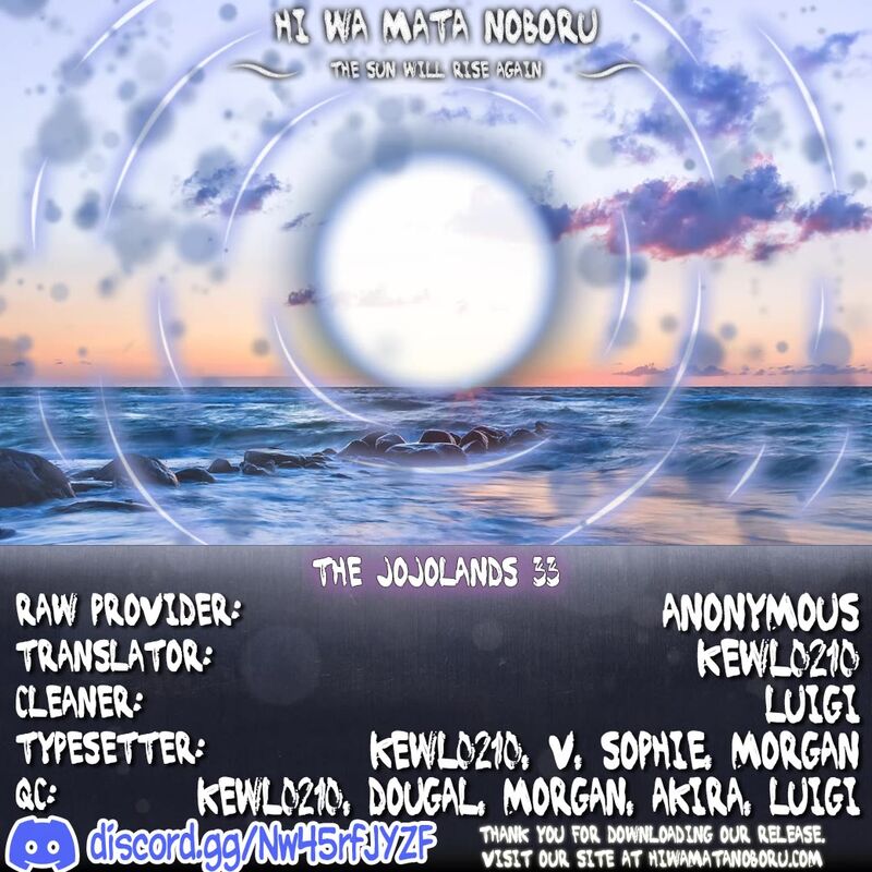 Jojo No Kimyou Na Bouken Part 9 The Jojolands Chapter 33 Page 40