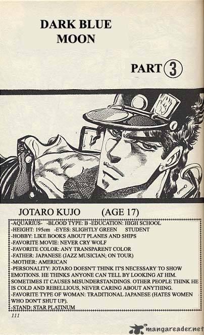 Jojos Bizarre Adventure Part 3 Stardust Crusaders Chapter 15 Page 1