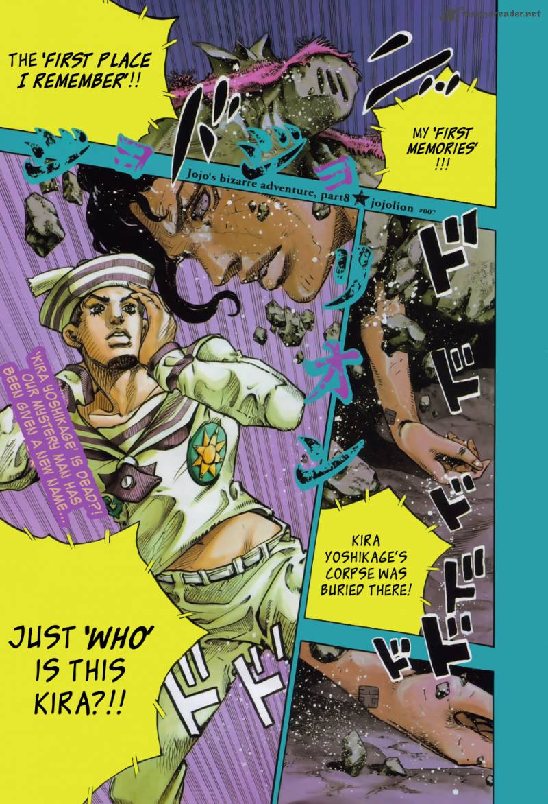 Jojos Bizarre Adventure Part 8 Jojolion Chapter 7 Page 1