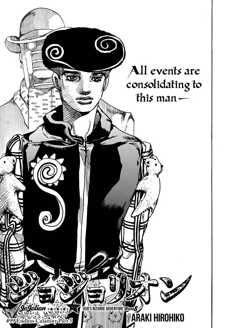 Jojos Bizarre Adventure Part 8 Jojolion Chapter 99 Page 1